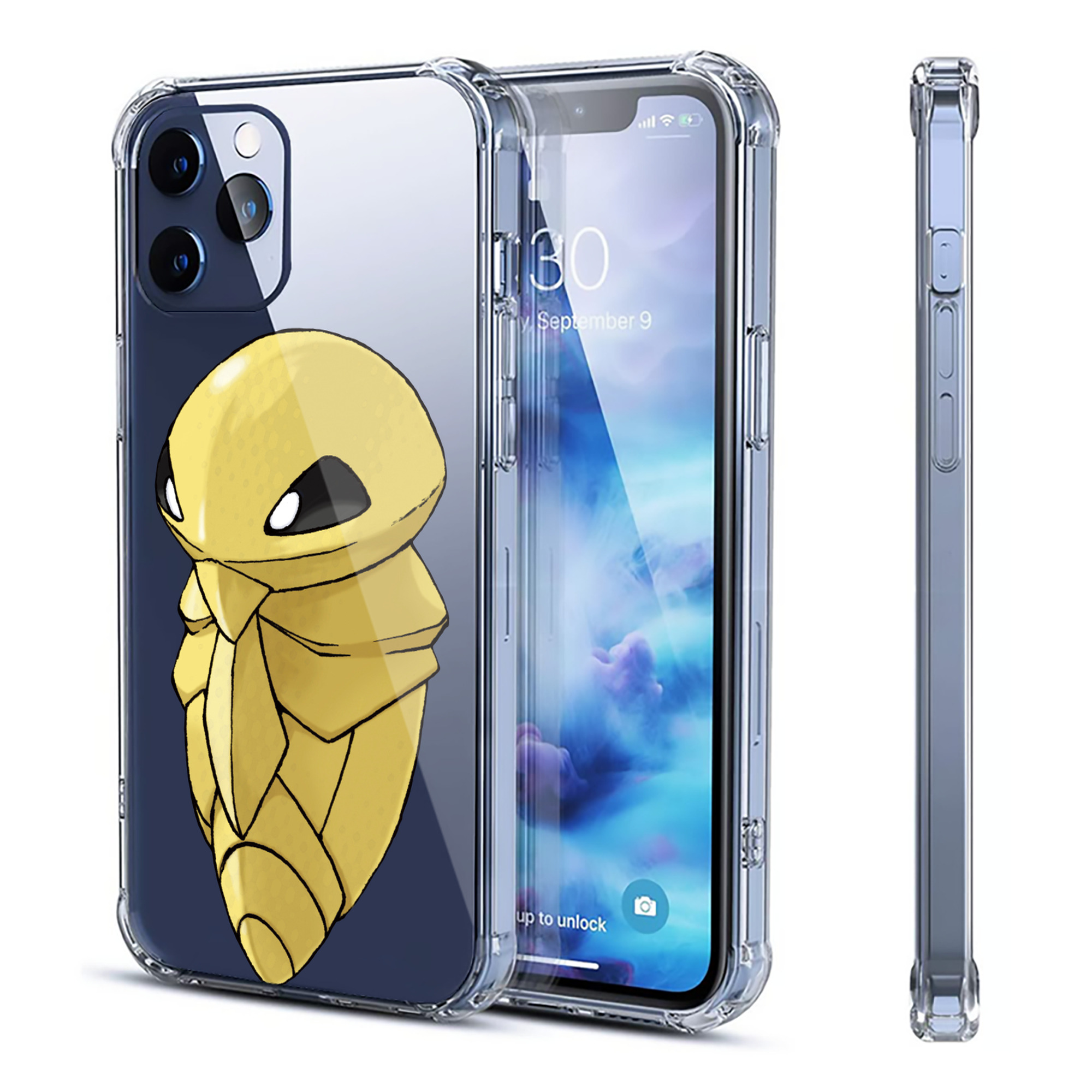 （画像用） ポケットモンスター Pokémon 【iPhone 12シリーズ対応】透明スマホケース（クリアソフトケース）